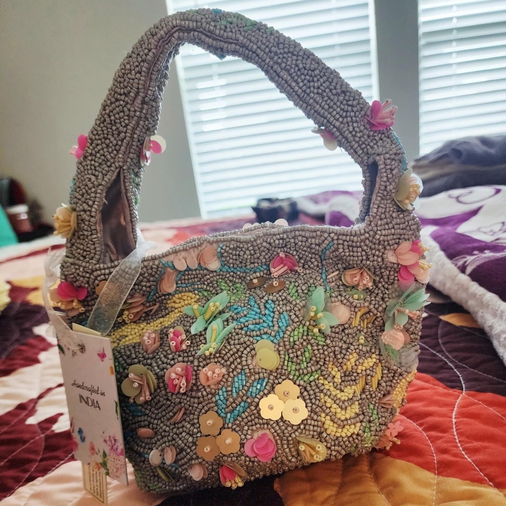 Mini Floral Beaded Bag | TjMaxx Viral